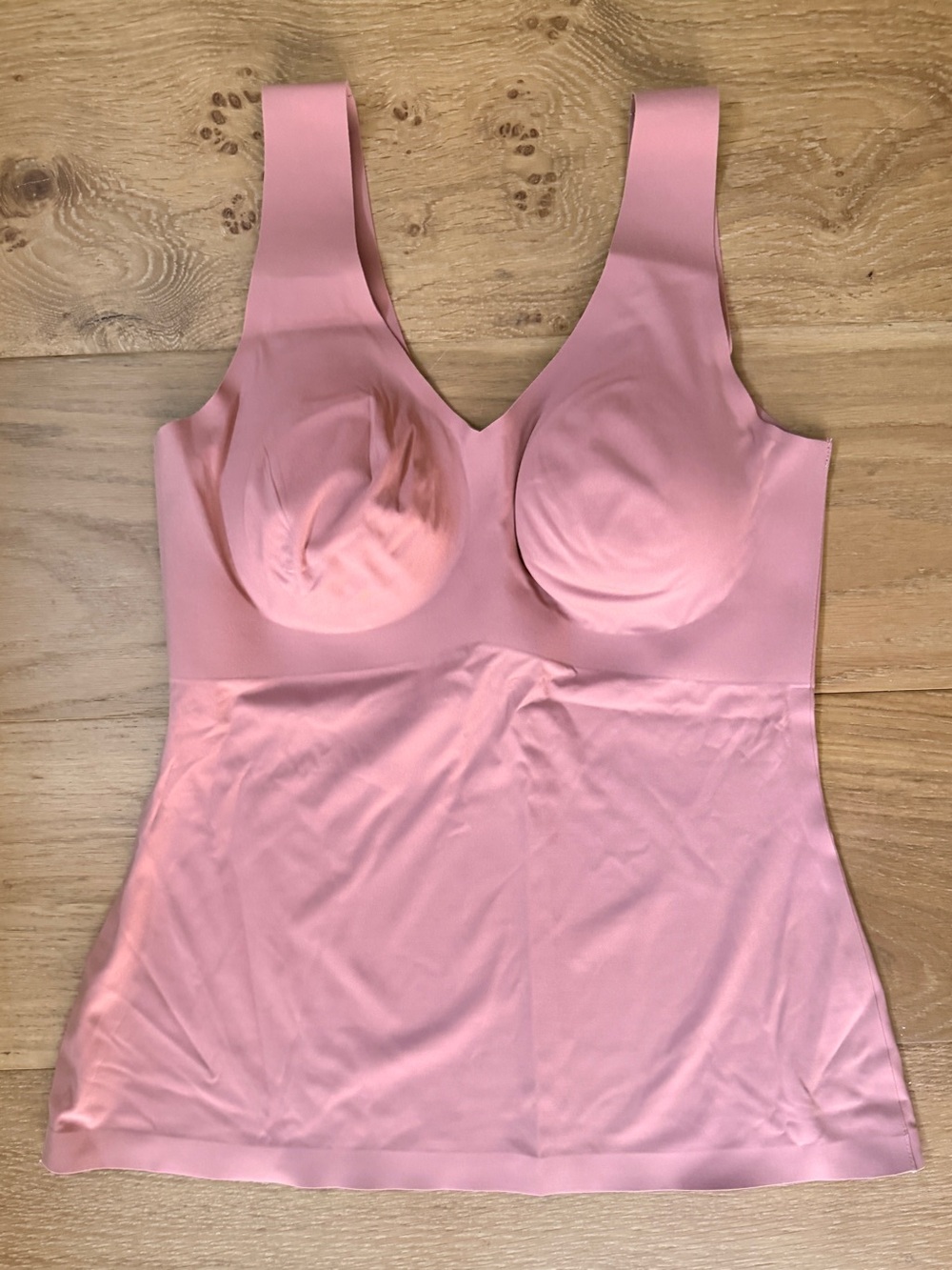 NWT Knix LuxeLift Evolution Tank Built-In Bra Shapewear Pink Sz M+ (E/DDD/F/G)